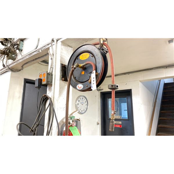 AIR HOSE AND REEL-MUST BE REMOVED FROM WALL