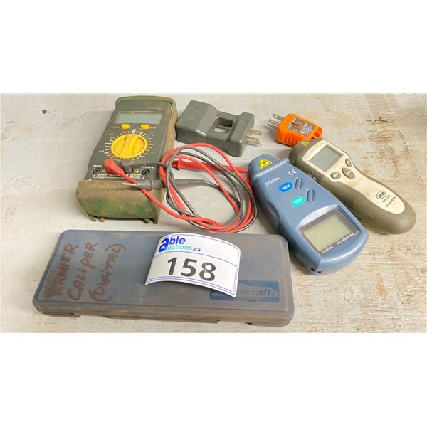 GROUP LOT INC DARSON DIGITAL TACHOMETER, GREENLEE MULTIMETER, CIRCUIT TESTER,