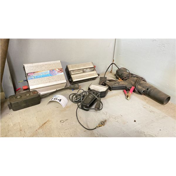 GROUP LOT WITH TIMING LIGHT, DWELL TACHOMETER, 2 TRANSFORMERS, LIGHT SENSITIVE SWITCH