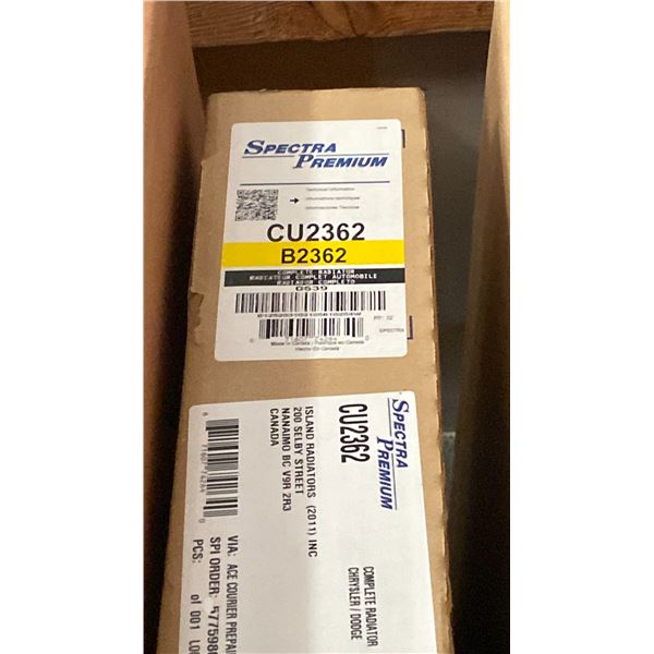 SPECTRA PREMIUM CU2364 CHRYSLER/DODGE COMPLETE RADIATOR