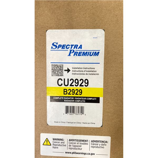 SPECTRA PREMIUM CU2929 LEXUS/TOYOTA COMPLETE RADIATOR