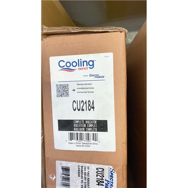 SPECTRA PREMIUM CU2184 CHRYSLER/DODGE COMPLETE RADIATOR