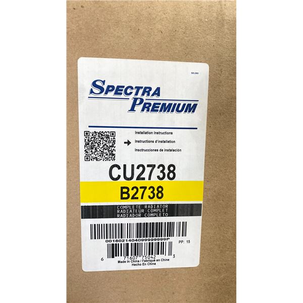 SPECTRA PREMIUM CU2738 CHRYSLER/DODGE DURANGO COMPLETE RADIATOR