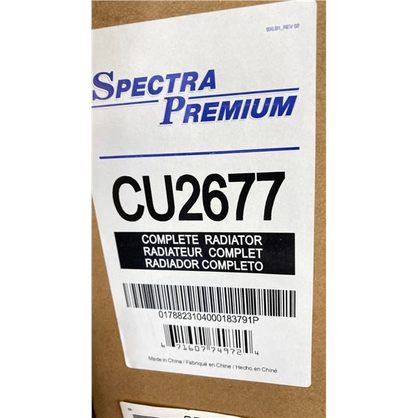 SPECTRA PREMIUM CU2677 03-06 PT CRUISER COMPLETE RADIATOR