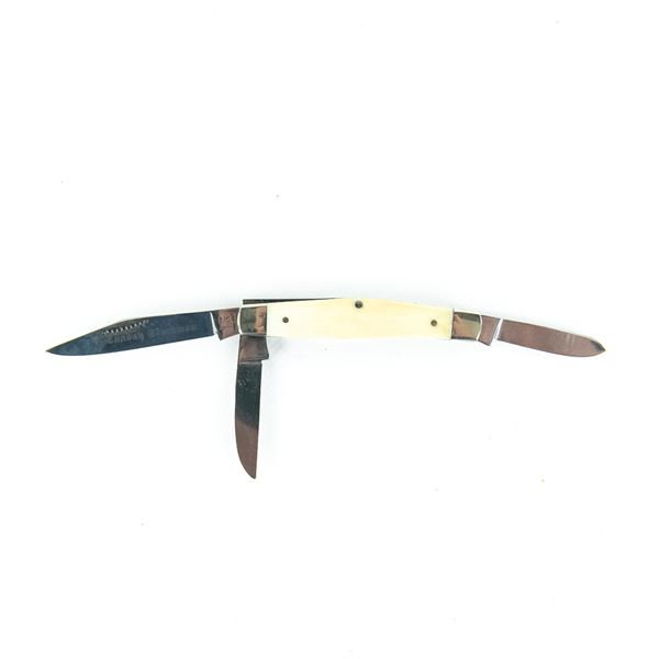 Bulldog Brand Ivory Sunday Stockman Knife