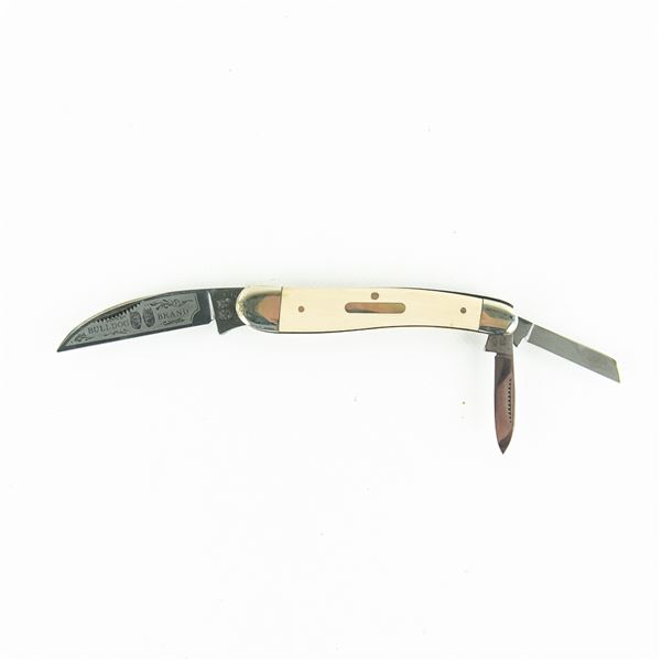 Bulldog Brand Wharncliffe Ivory Whittler Knife