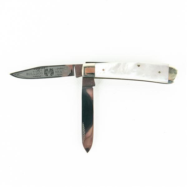 Bulldog Brand Pearl Trapper Knife