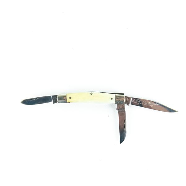 Bulldog Brand Ivory Stockman Knife