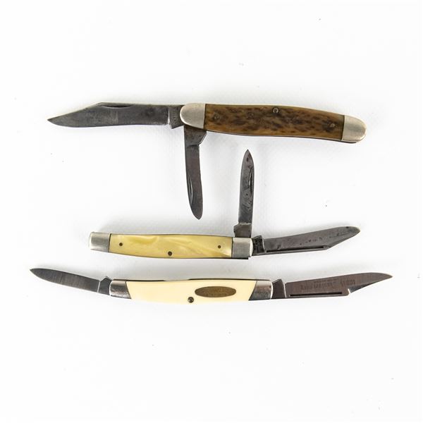 3 Camillus New York Pocket Knives