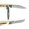 Image 7 : 3 Vintage Buck USA Model 303 Stag Pocket Knives