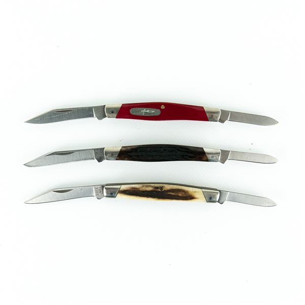 3 Vintage Buck USA Model 309 Pocket Knives