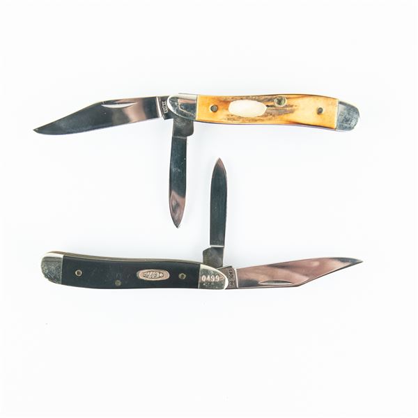 2 CASE XX USA, 1980's "Peanuts" #5220 and #2220