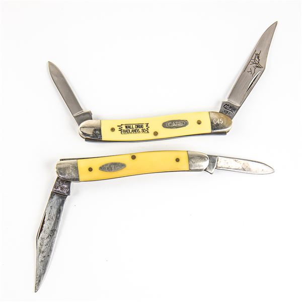 4 Case XX USA Pocket Knives (1980s)