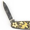 Image 2 : Toledo Spanish Inox/Gold Inlaid Pocket Knife