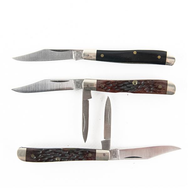 3 Vintage Camillus USA Pocket Knives
