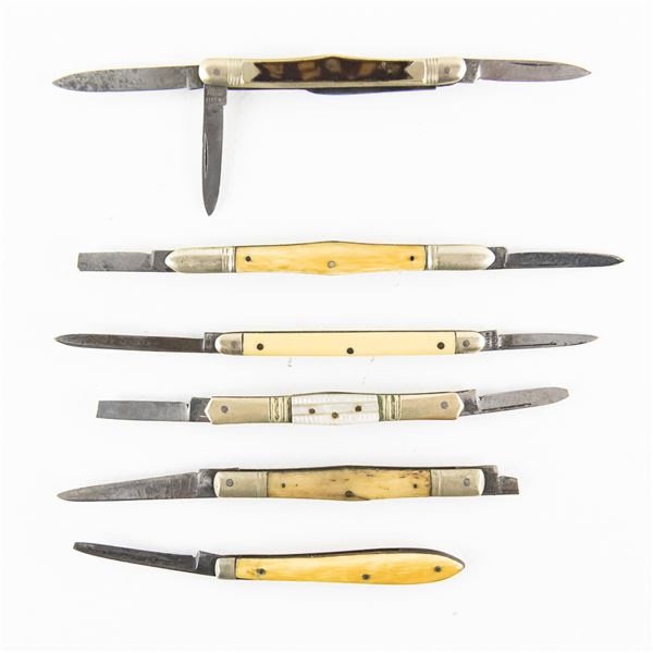 6 Antique European Pen Knives