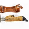 Image 10 : 3 Antique Deer hoof/ Stag Handle Knives