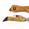 Image 13 : 3 Antique Deer hoof/ Stag Handle Knives