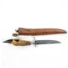 Image 5 : 3 Antique Deer hoof/ Stag Handle Knives