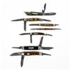 Image 1 : 7 Antique USA-Made Pocket Knives (1940s-80s)