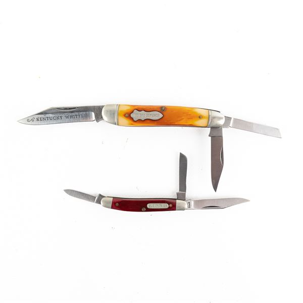 Schrade Kentucky Whittler(1976) and 1080T knife