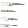 Image 3 : 4  Antique Mother of Pearl Handle Pen Knives