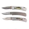 Image 1 : 3 Buck USA 525 Pocket Knives (1980s)