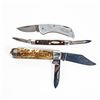 Image 1 : 3 Case XX USA Pocket Knives (1970s)