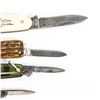 Image 6 : 7 Antique USA Made Pocket Knives with Display