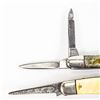 Image 9 : 7 Antique USA Made Pocket Knives with Display