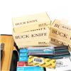 Image 5 : 22 Case/Buck Factory Boxes and 10 Storage Rolls