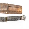 Image 3 : Vintage Marble's PAT PEND Woodcraft Knife W/Sheath