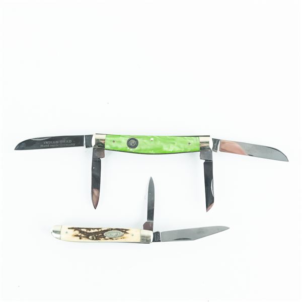 C Risner Indian Head and Bower Solingen Folders