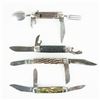 Image 2 : 4 Antique Colonial Camp/Scout Knives