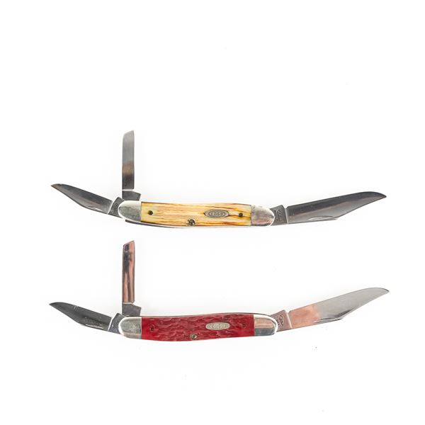 2 Case XX 6347 Stockman Knives (1990s)