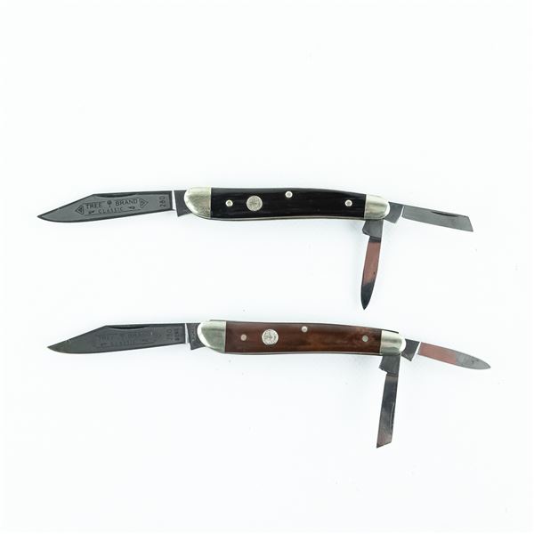 2 Vintage Boker Tree Brand #280 Pocket Knives
