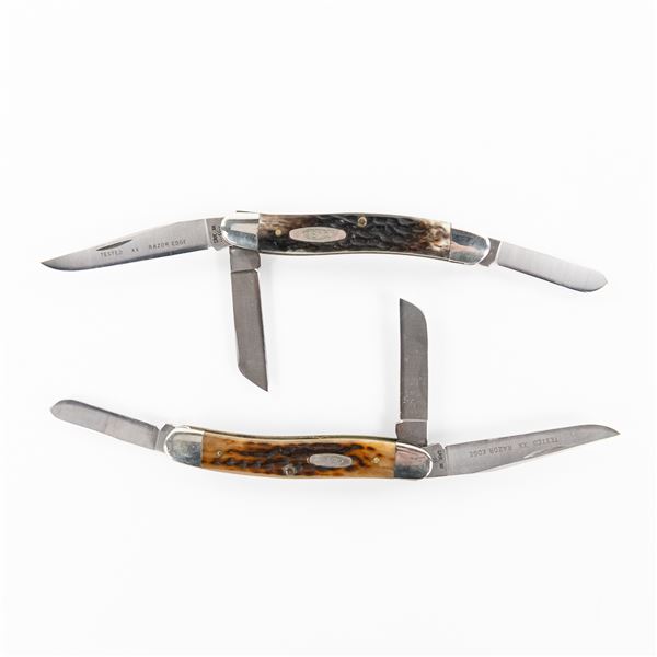 2 CASE XX USA , Stockman, Pat. #6318 HP SSP