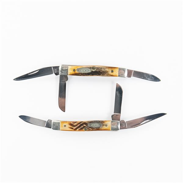 2 CASE XX USA, Pat # 53033 SS Stag Folders