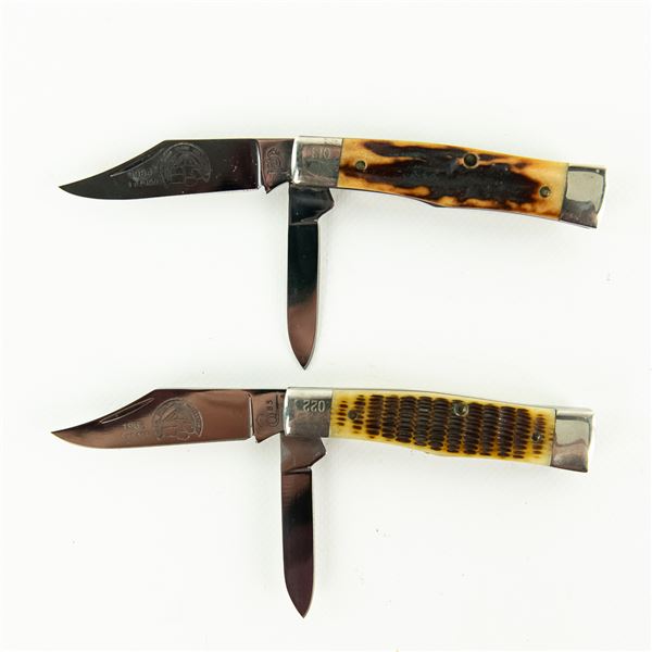 2 Queen Cutlery "North Star Blade Coll." Folders