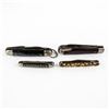 Image 20 : 4 Vintage Imperial Cutlery USA Pocket Knives