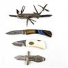 Image 1 : 4 Vintage Japanese Made Pocket Knives
