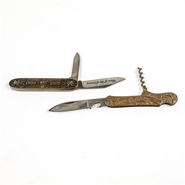 Coca-Cola And Winchester Brand Knives