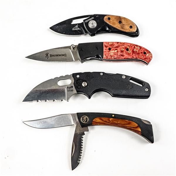 Browning Gerber, and Cold Steel Knives