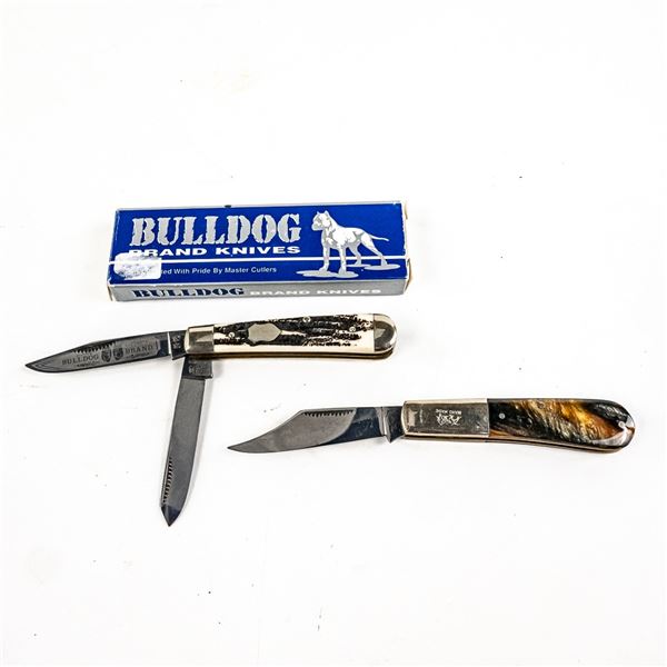 2 Bulldog Brand Pocket Knives