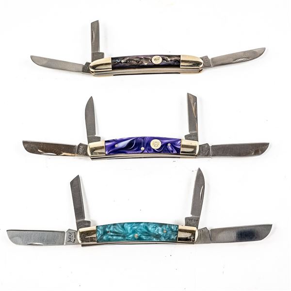 3 Owl Head Munich Whittler Knives