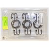 Image 1 : NEW UTOPIA BEDDING SHOWER CURTAIN HOOKS BRONZE