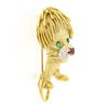 Image 7 : Vintage Ruth Satsky 18K Gold Emerald Tourmaline Diamond Textured Lion Brooch Pin