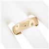 Image 3 : Men's Russian 14K Gold 7.20mm Wide Plain Dome Polished Stack Wedding Band Ring