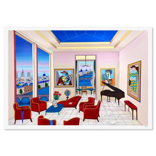 Interior with Four Picassos by Ledan Fanch