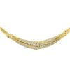 Image 4 : 18K Gold 1.85 ctw Round Brilliant & Baguette Diamond Omega Collier Chain Necklac